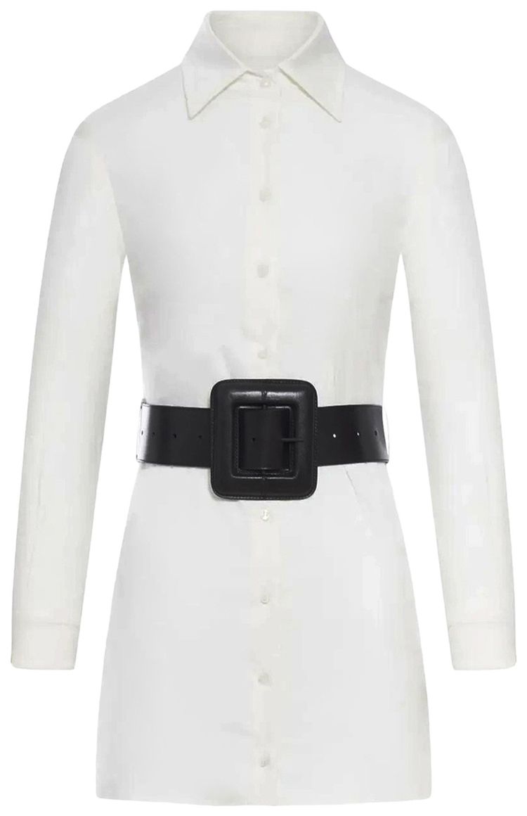 Balenciaga Mini Shirt Dress White