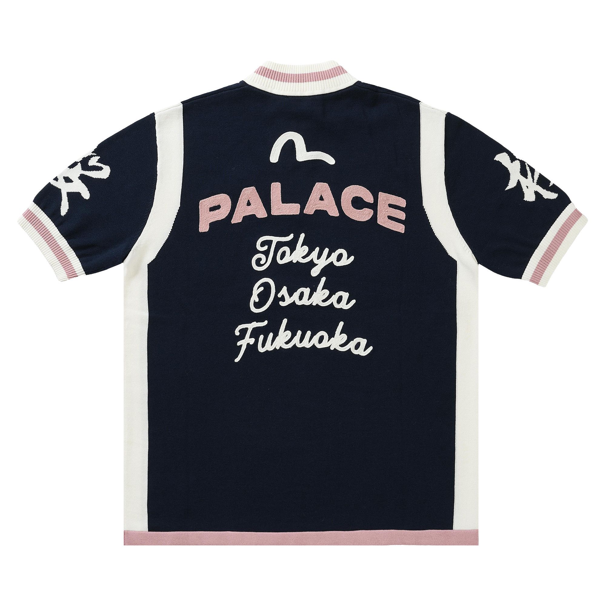 Buy Palace x Evisu Cycle Knit 'Navy' - P30KW050 | GOAT
