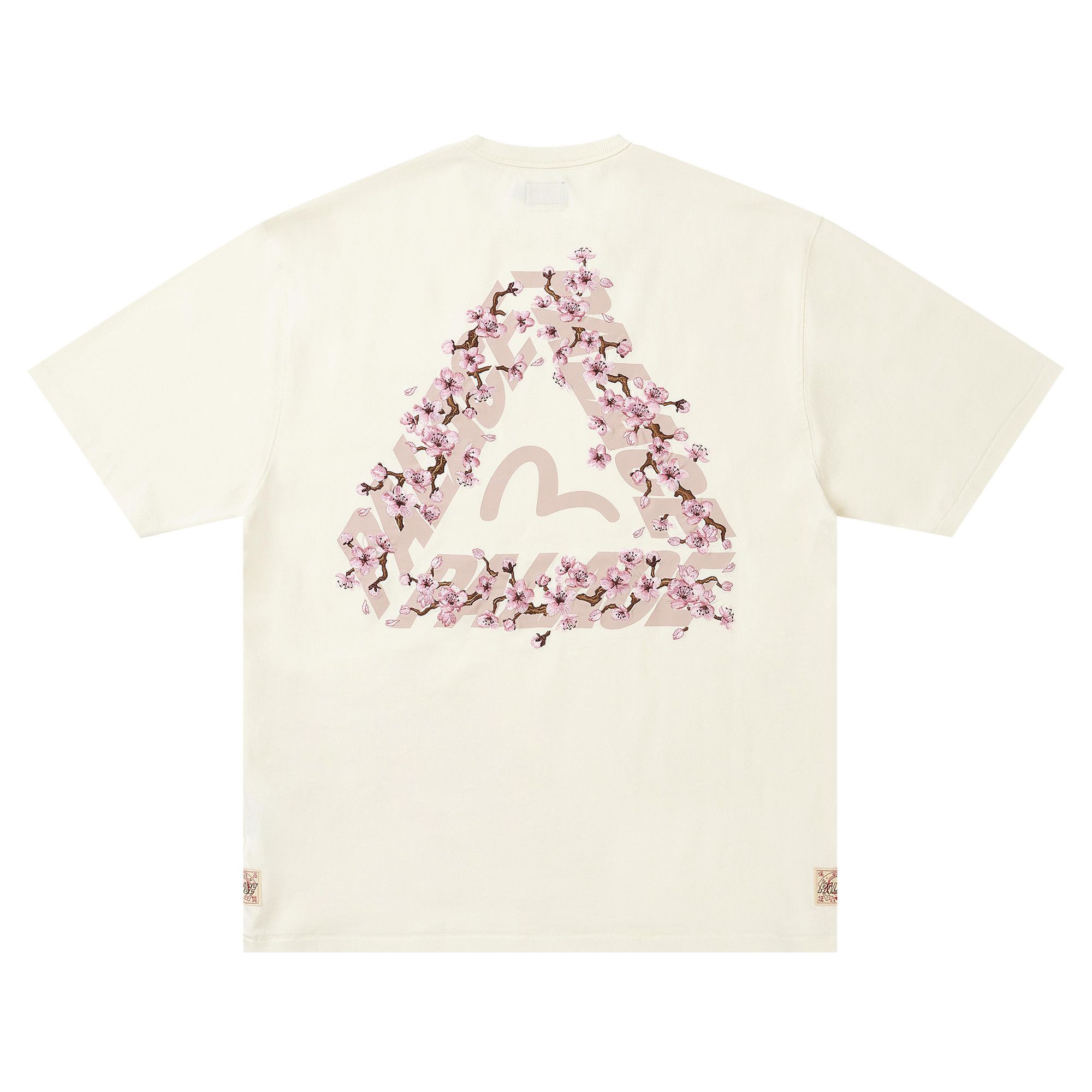 Buy Palace x Evisu Heavy Wash T-Shirt 'Off White' - P30ES243 | GOAT
