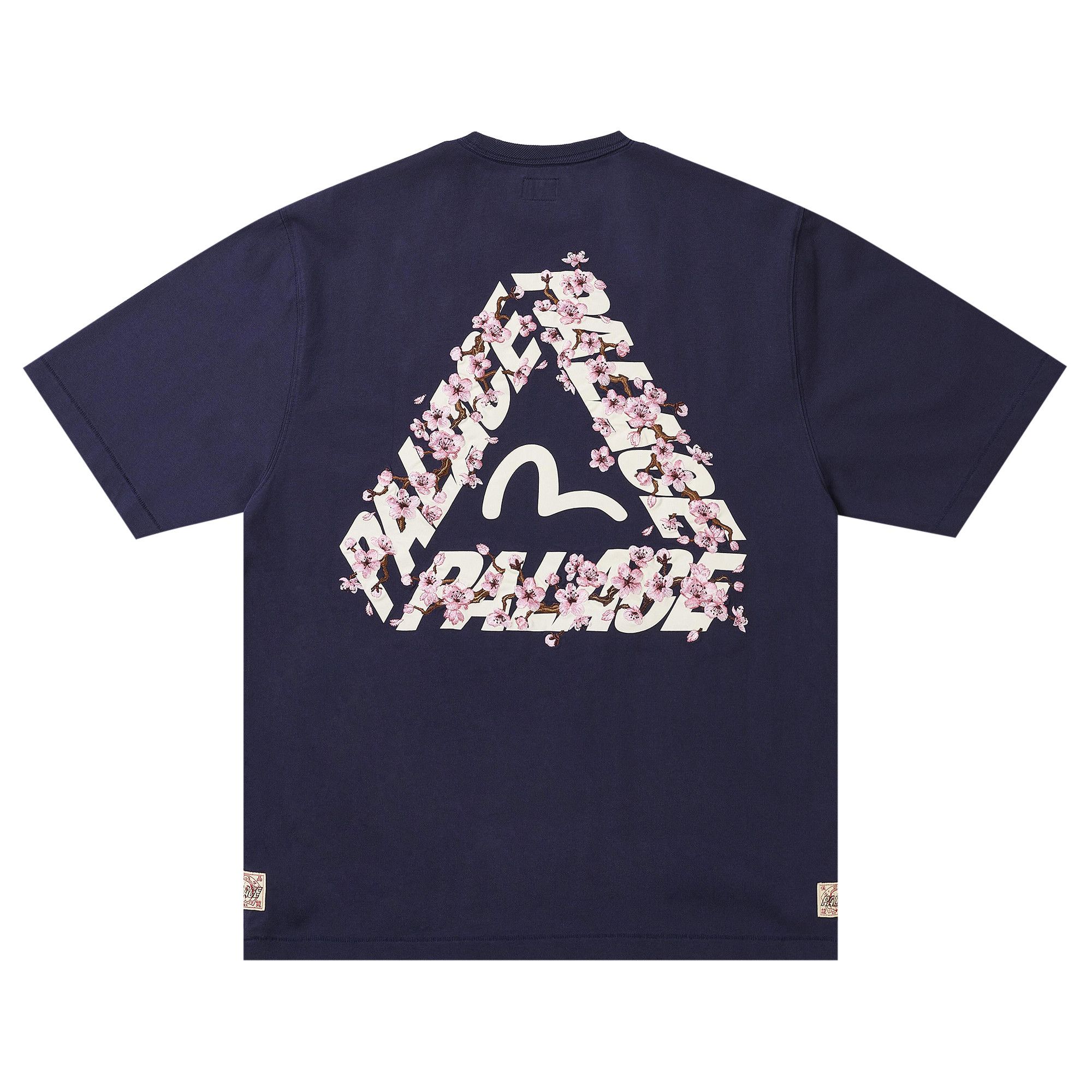 Buy Palace x Evisu Heavy Wash T-Shirt 'Navy' - P30ES241 | GOAT