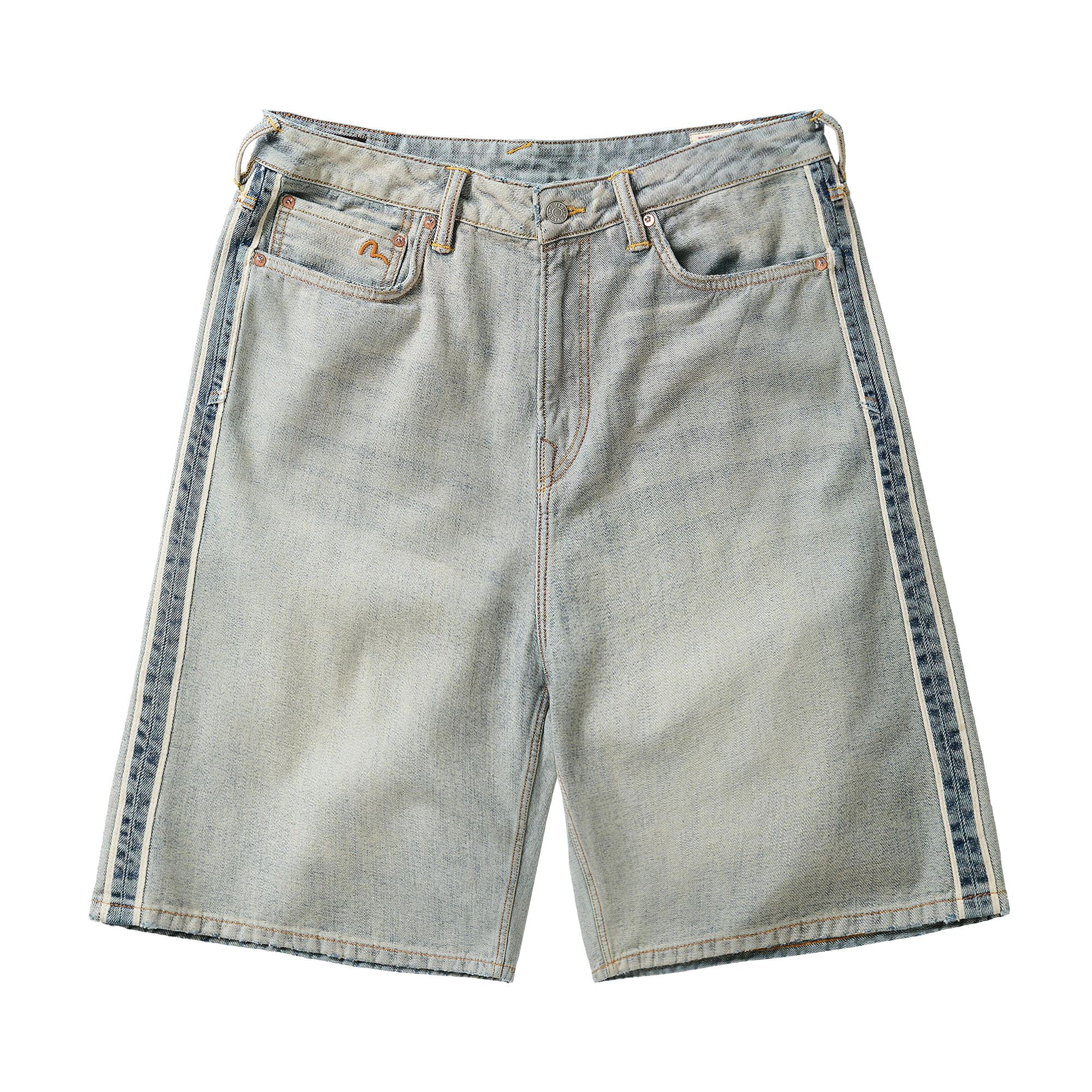 Buy Palace x Evisu Long Denim Short 'Reverse Indigo' - P30ST116 | GOAT