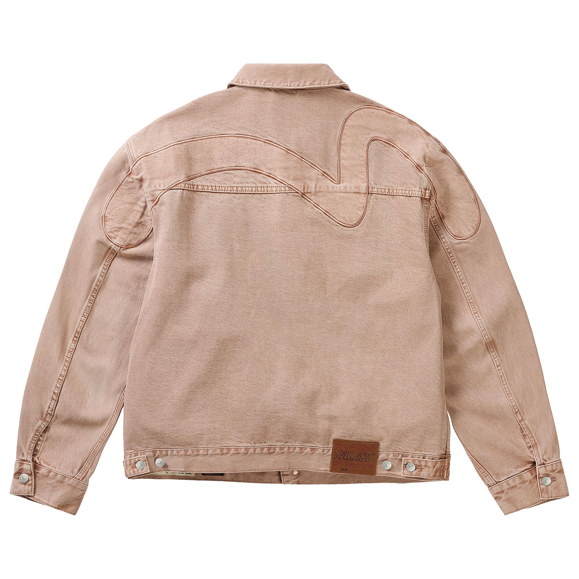 Buy Palace x Evisu Type 2 Denim Jacket 'Pink Wash' - P30JK205 | GOAT
