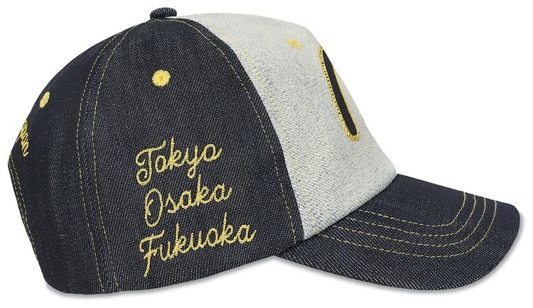 Palace x Evisu Snapback Reverse Indigo