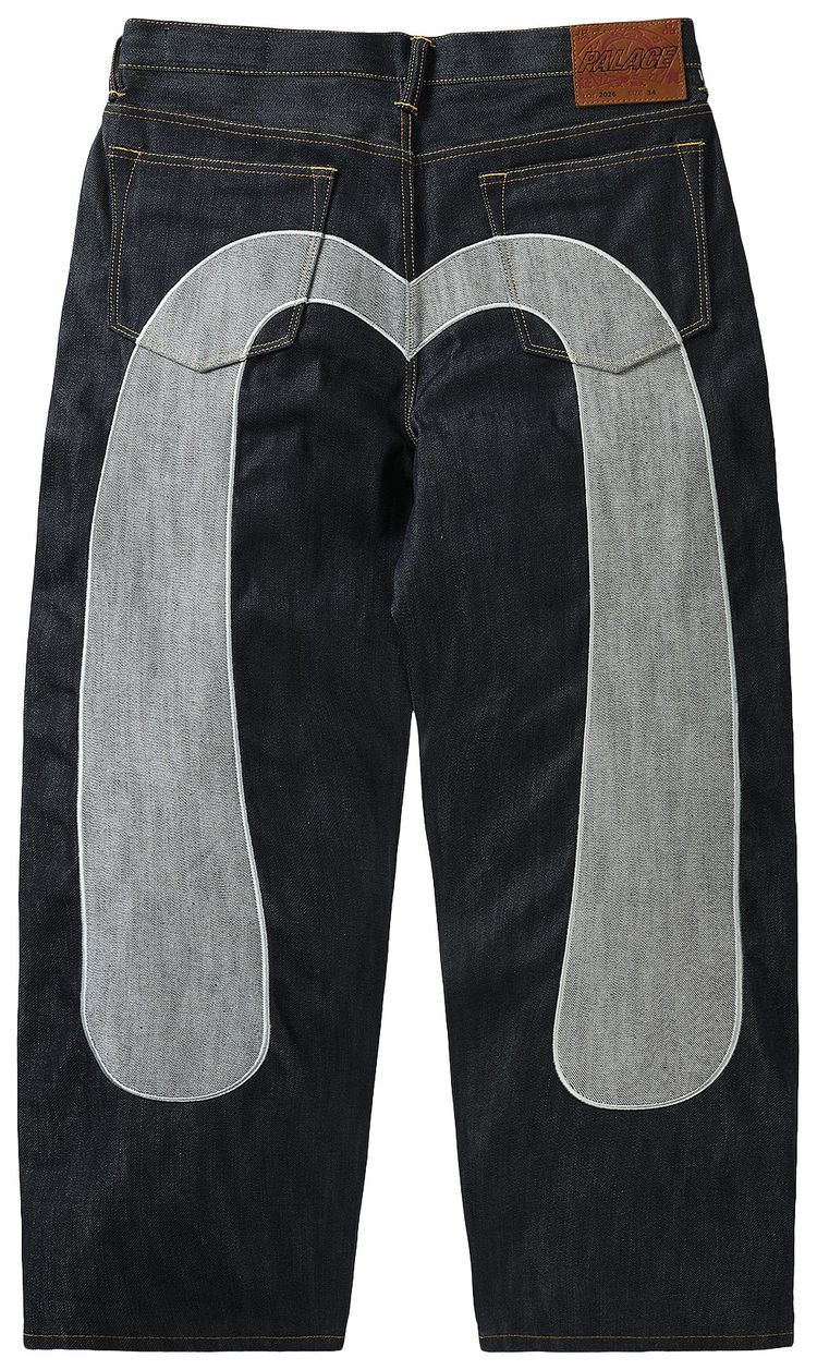 Palace x Evisu P90 Baggy Jean Indigo