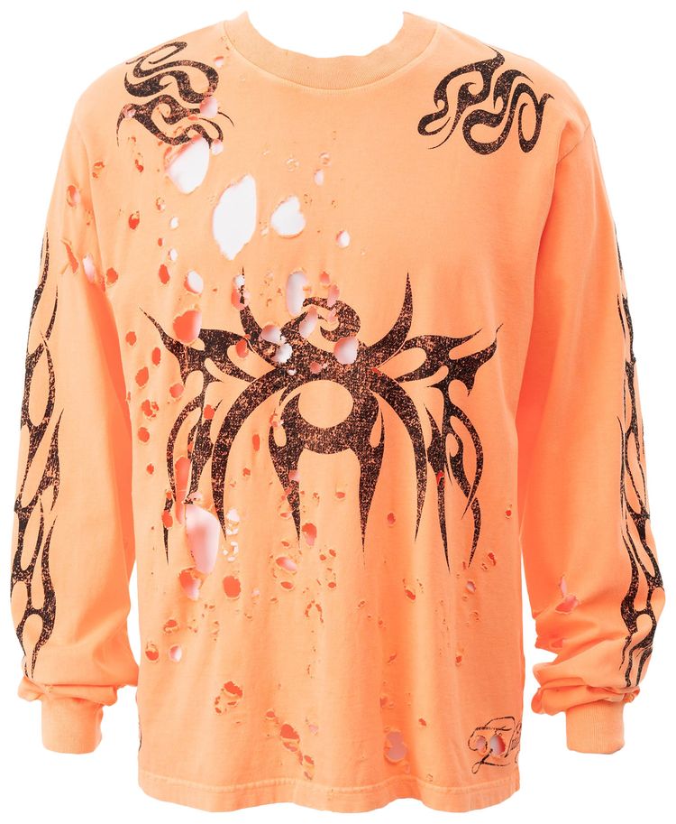 Hellstar Tribal Long Sleeve Orange