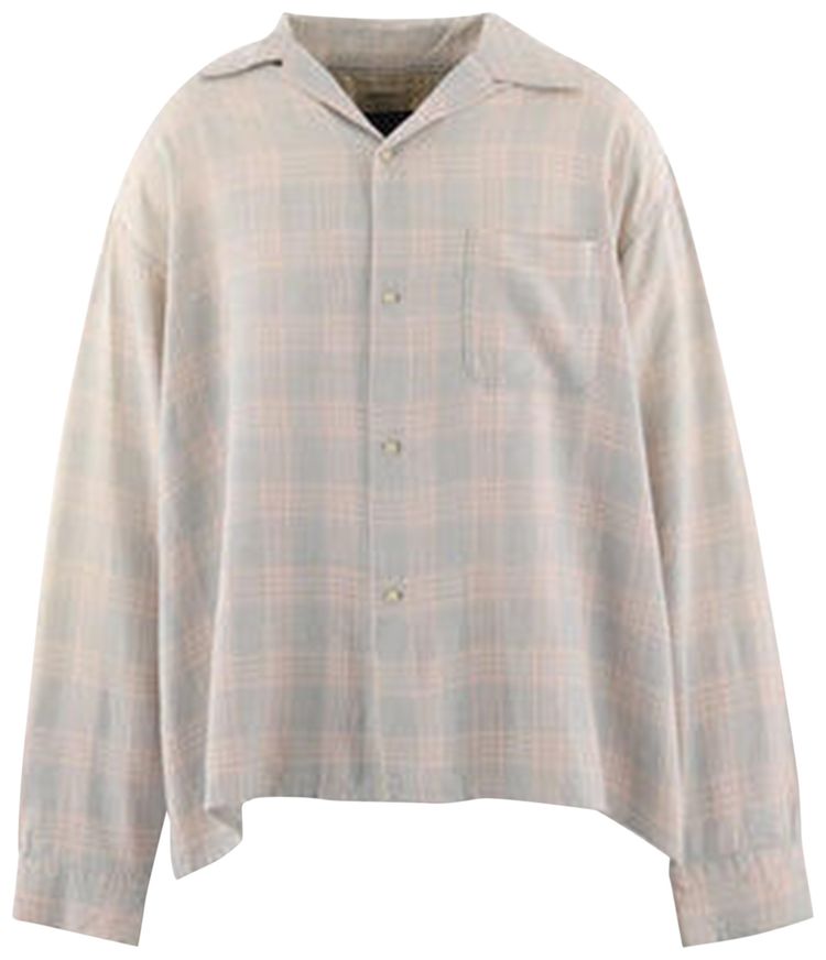 Saint Michael Flannel Check Shirt Beige