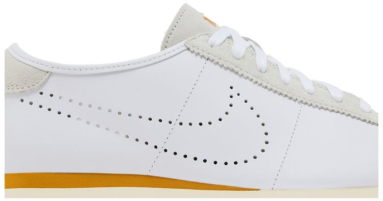 Nike Wmns Cortez Leather White Bronze Perforated Swoosh