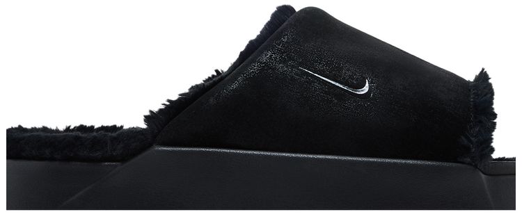 Nike Wmns Calm Elevation Fur Slide Black