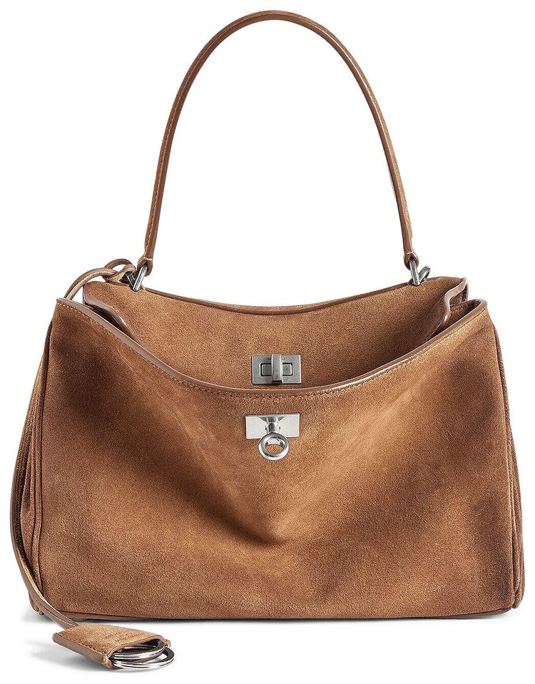 Balenciaga Rodeo Top Handle Small Camel