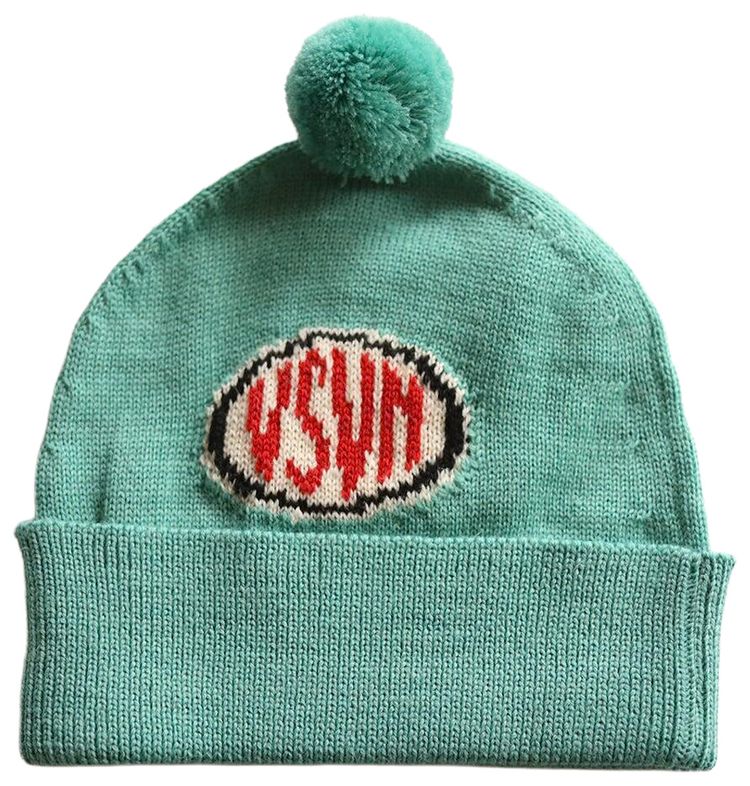 Visvim Wool Knit Beanie Light Green