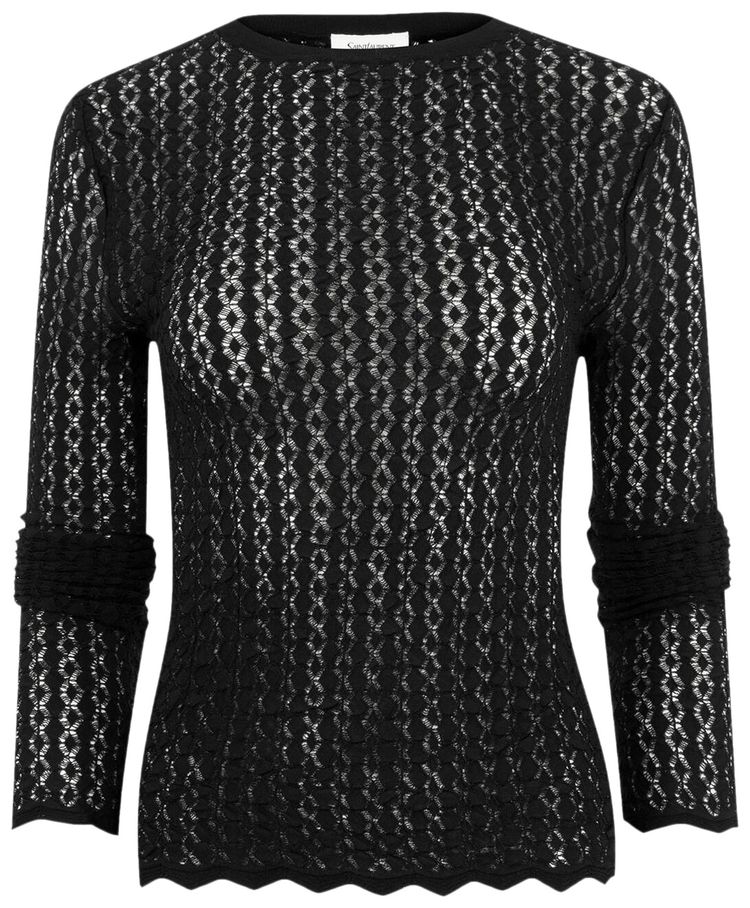 Saint Laurent Knit Shirt Noir