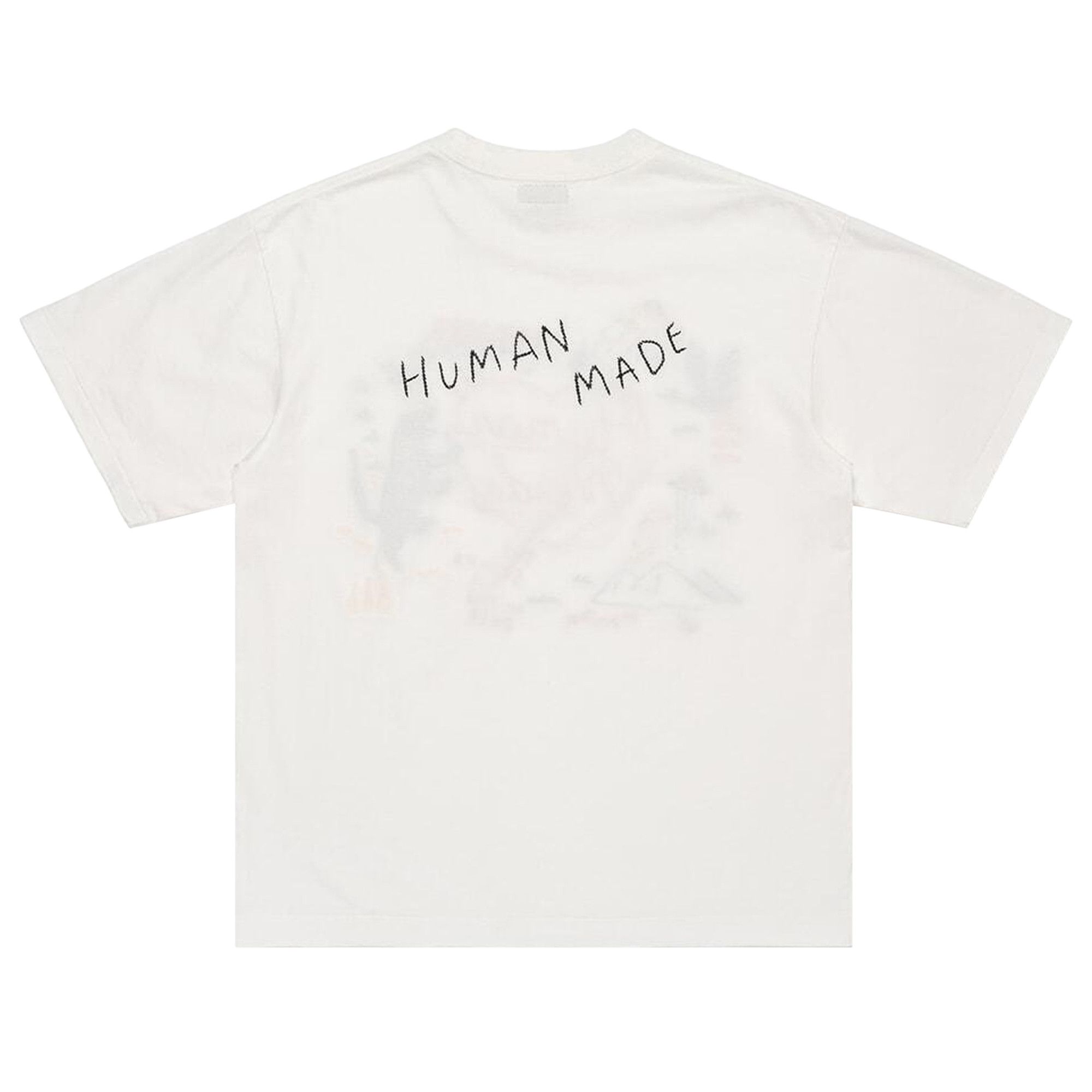 Buy Human Made Embroidered T-Shirt 'White' - HM31CS002 WHIT | GOAT
