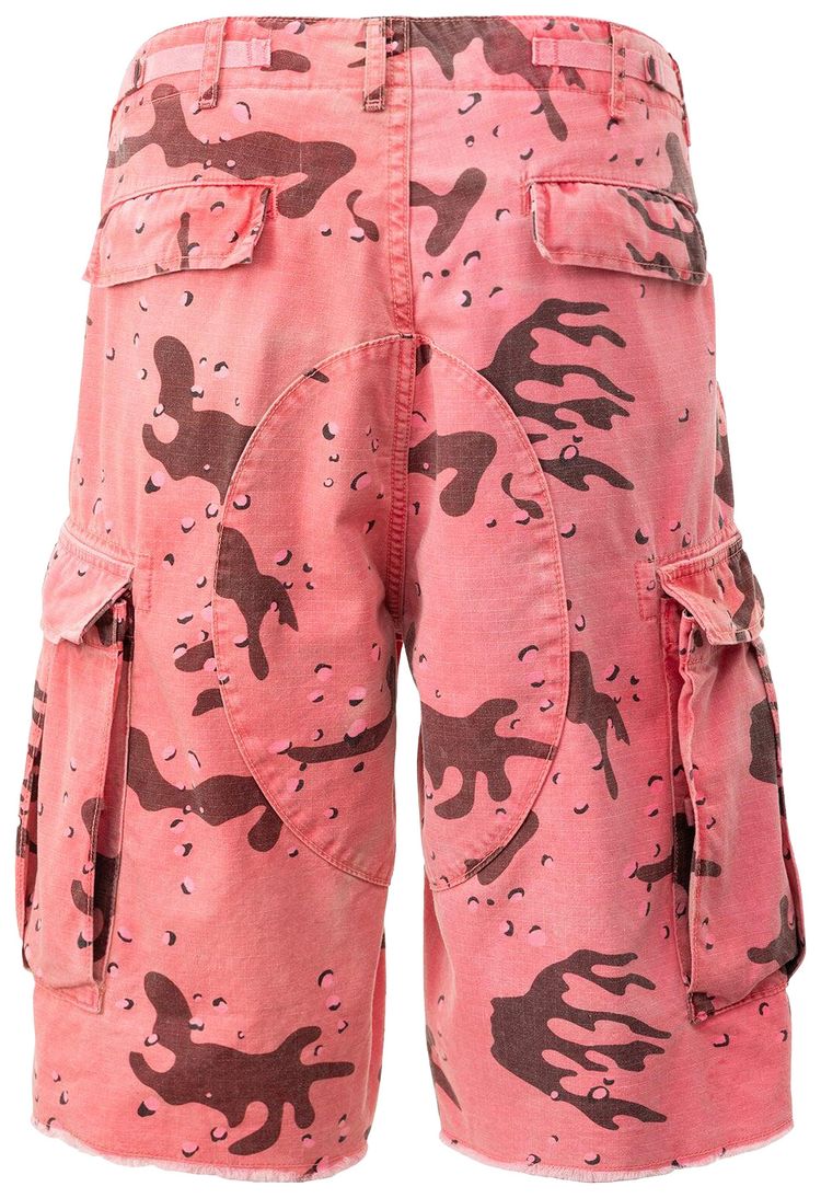 Hellstar Camo Shorts Pink