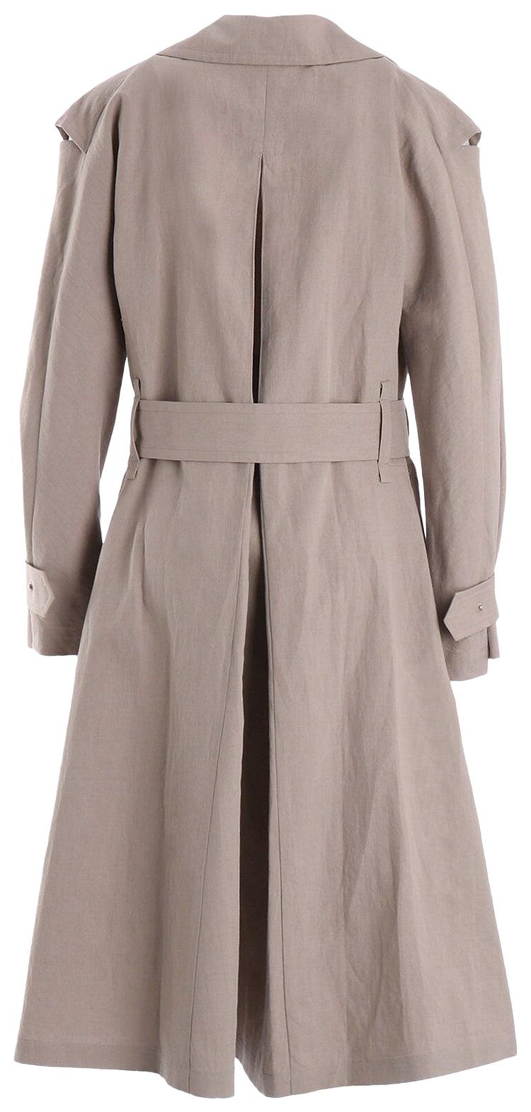 Yohji Yamamoto Wrap Trench Coat Beige
