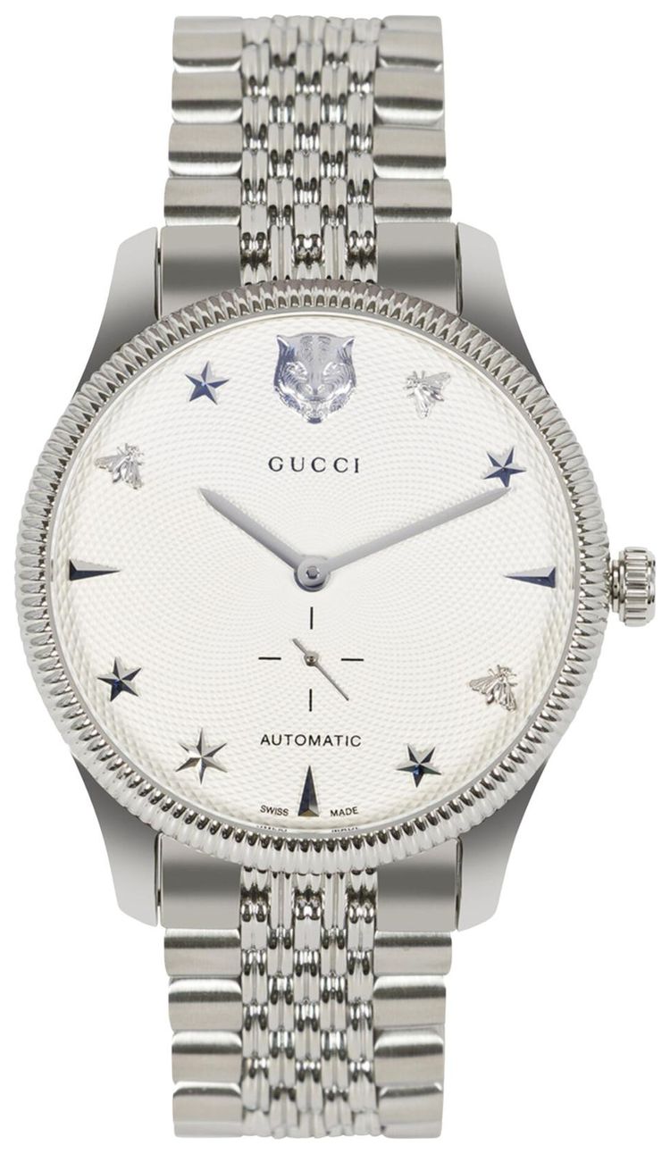 Gucci G Timeless Automatic Watch Stainless Steel