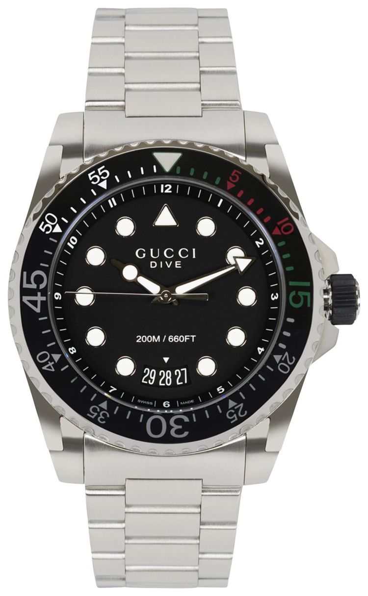 Gucci Dive Bracelet Watch Stainless Steel