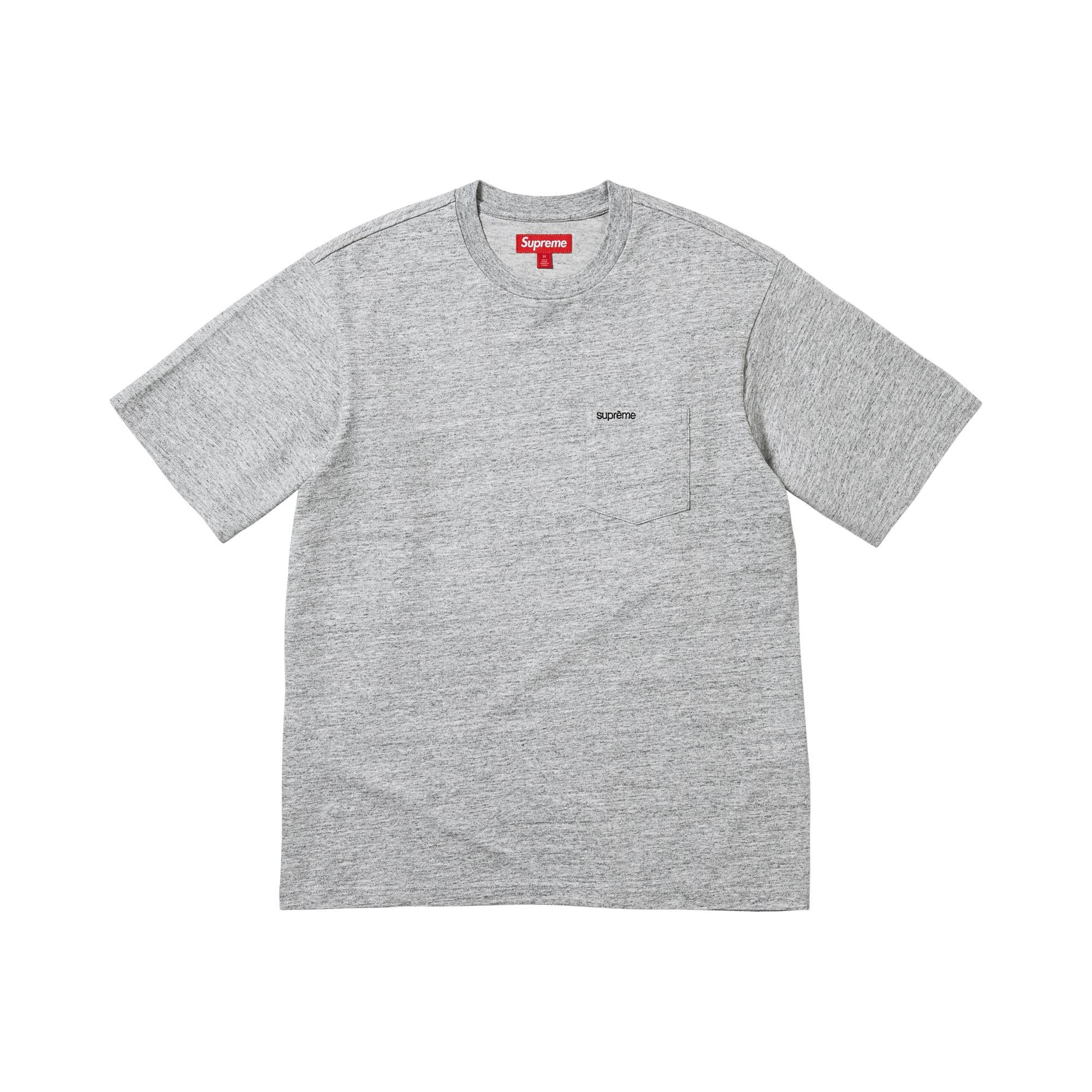 トップス Supreme S/S Pocket Tee Heather Grey M Buy Supreme Short-Sleeve Pocket Tee 'Heather Grey' - SS26KN6