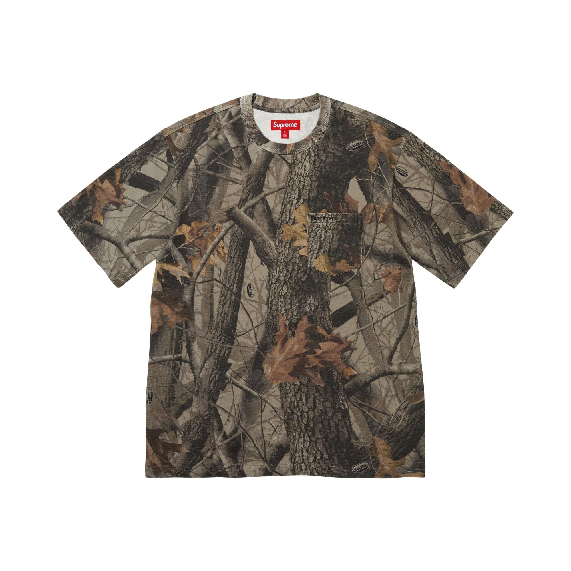 Buy Supreme Short-Sleeve Pocket Tee 'Realtree Hardwoods Camo