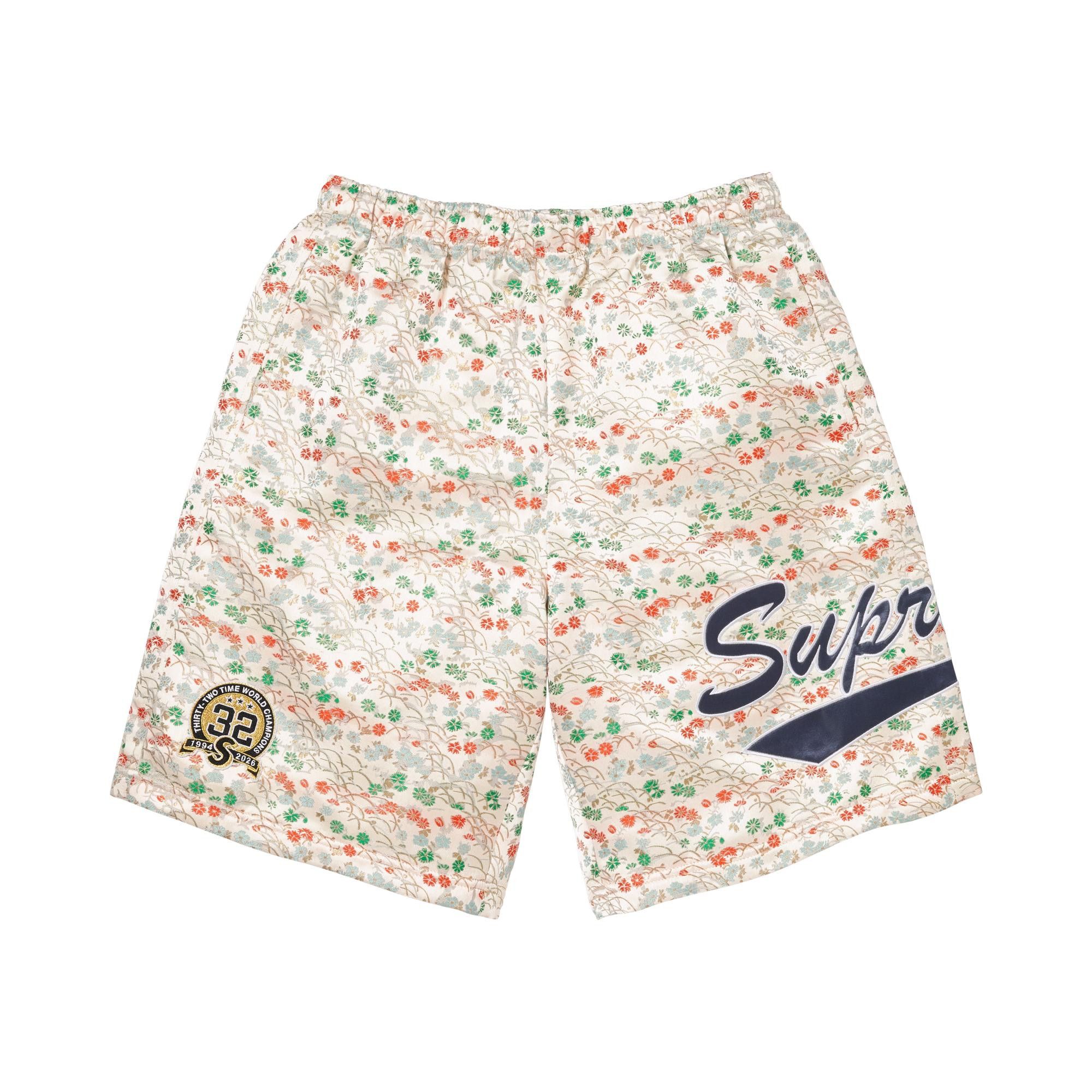 Buy Supreme Floral Jacquard Short 'White' - SS26SH35 WHITE | GOAT