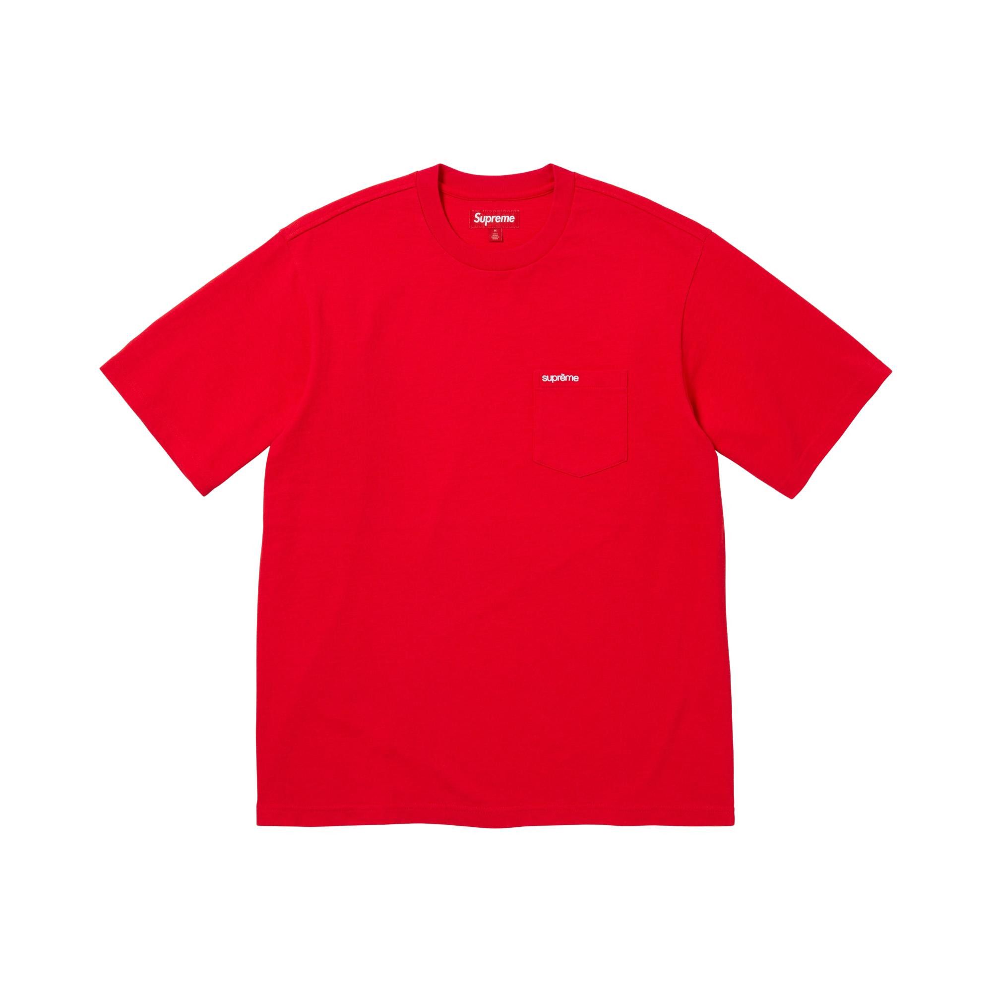 Buy Supreme Short-Sleeve Pocket Tee 'Red' - SS26KN6 RED | GOAT
