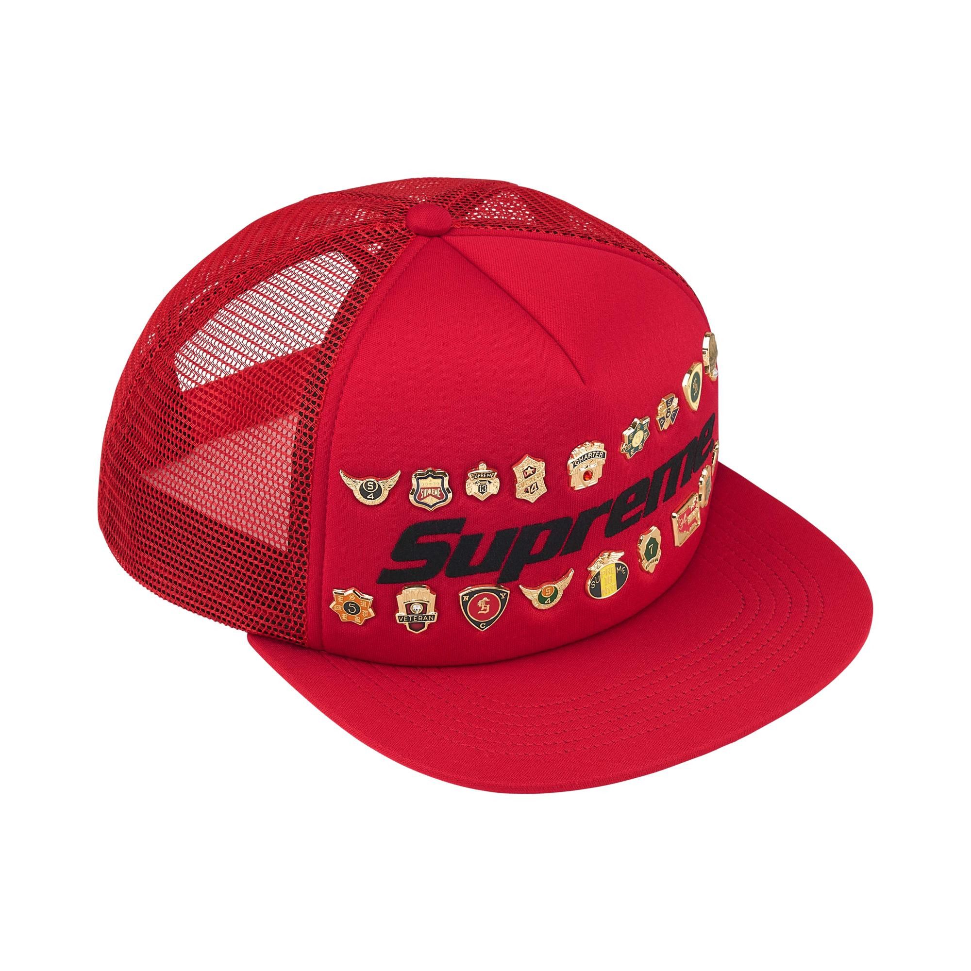 Buy Supreme Pins Mesh Back 5-Panel 'Red' - SS26H65 RED | GOAT
