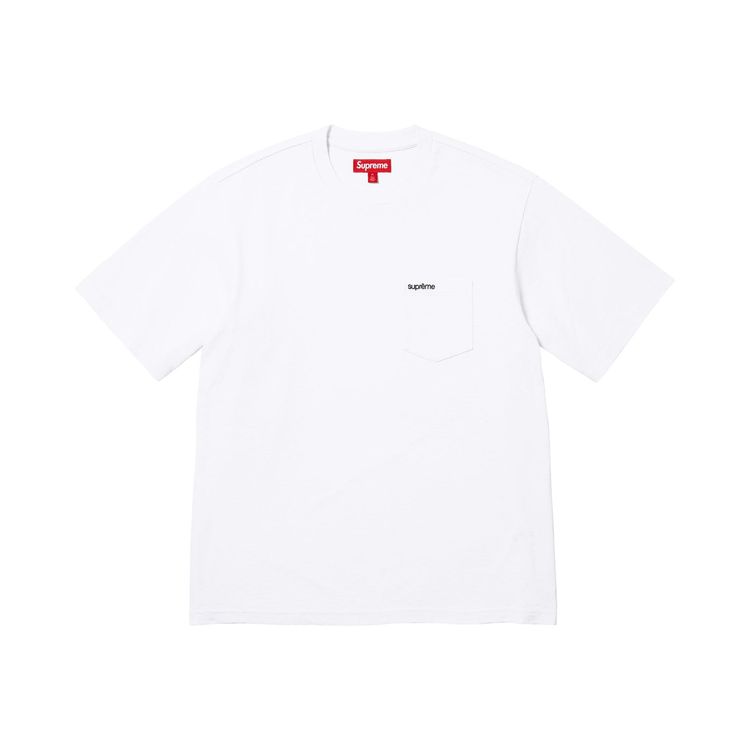 Supreme Short Sleeve Pocket Tee White