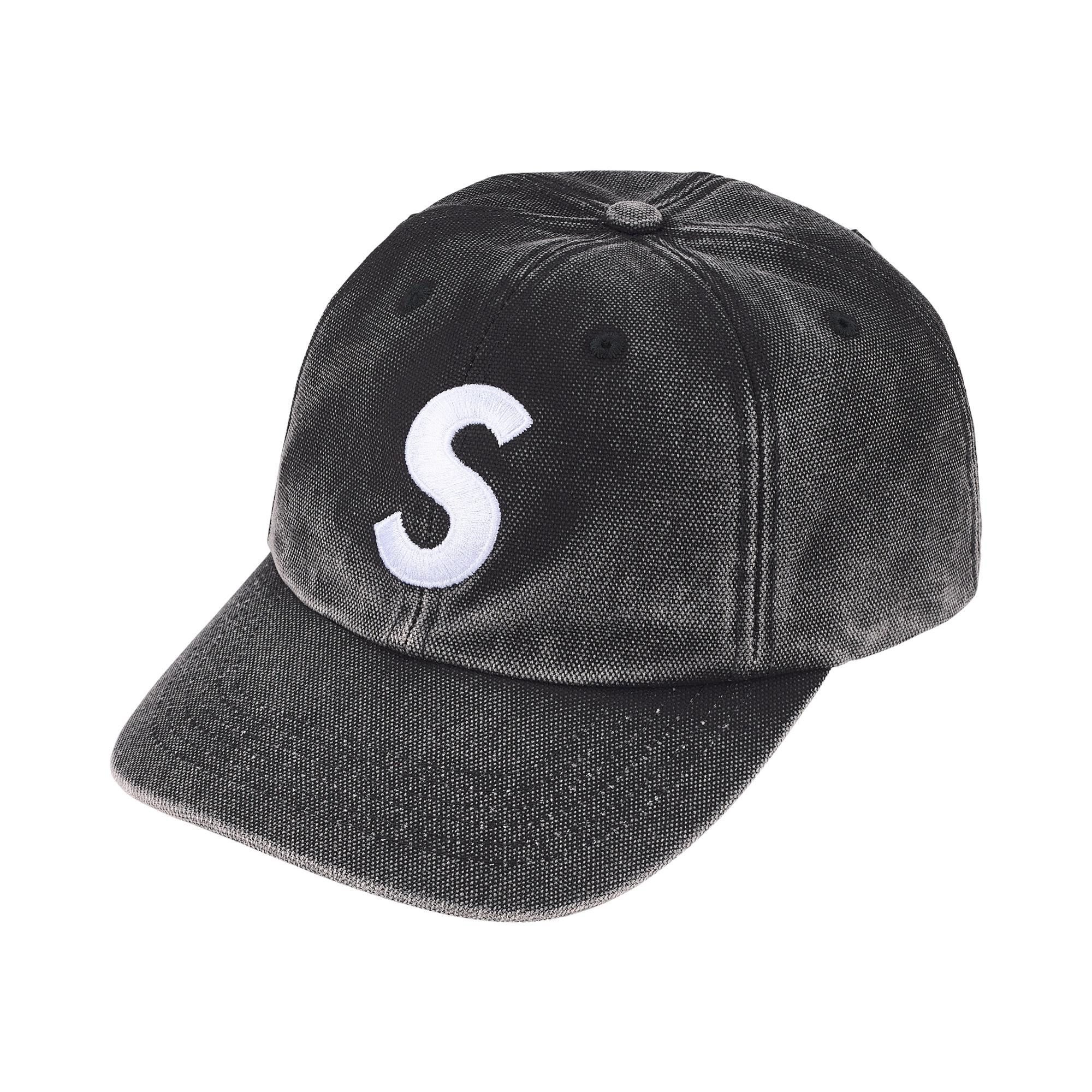 Buy Supreme Pigment Coated S Logo 6-Panel 'Black' - SS26H3 BLACK