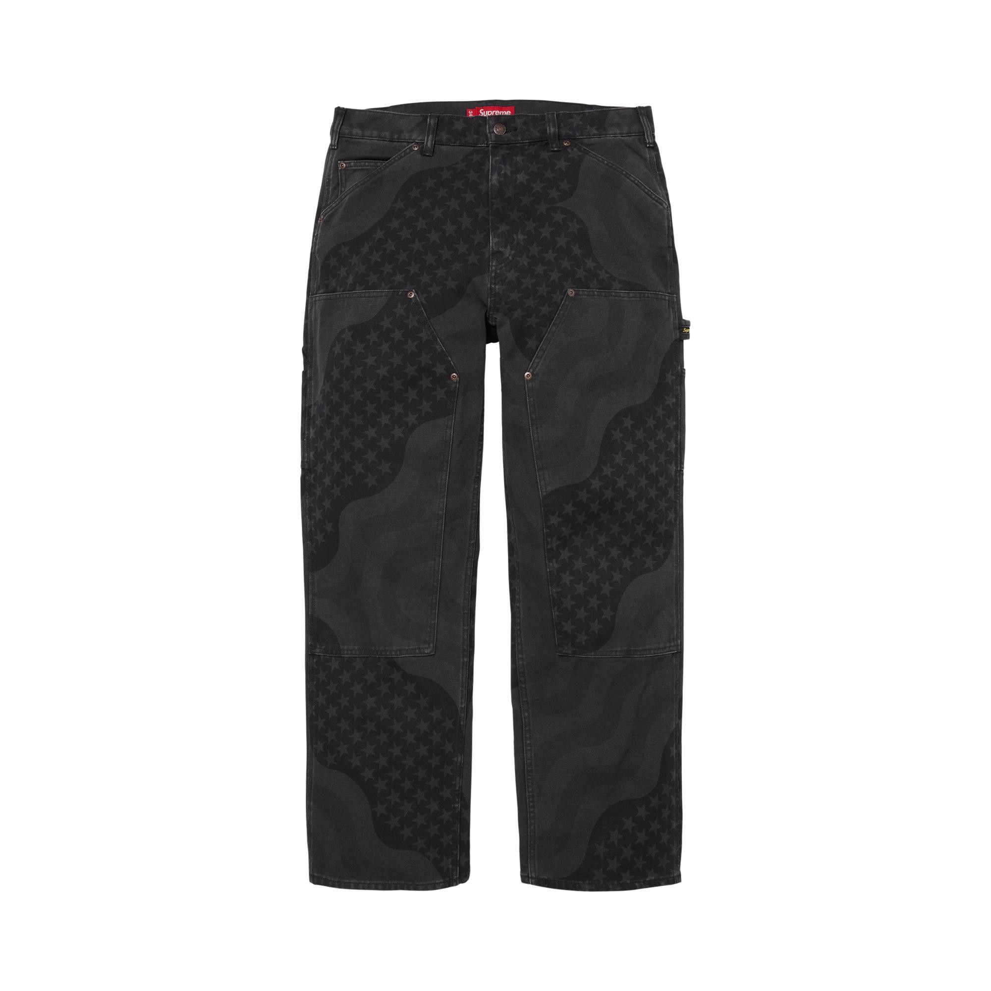 Buy Supreme Flag Double Knee Painter Pant 'Black' - SS26P39 BLACK