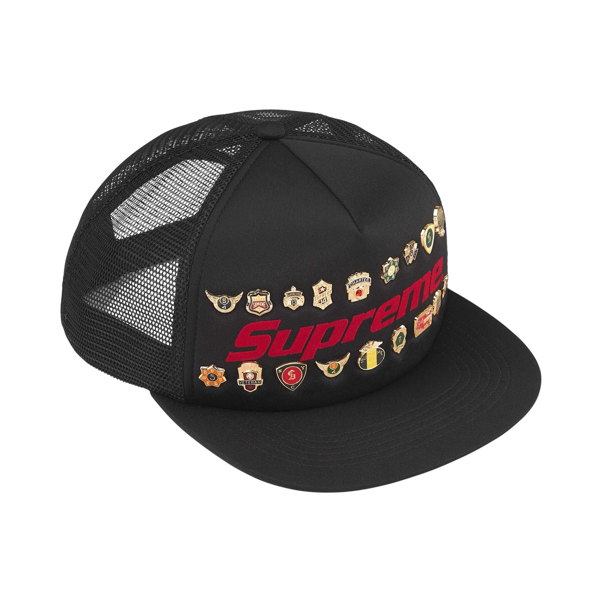 Buy Supreme Pins Mesh Back 5-Panel 'Black' - SS26H65 BLACK | GOAT