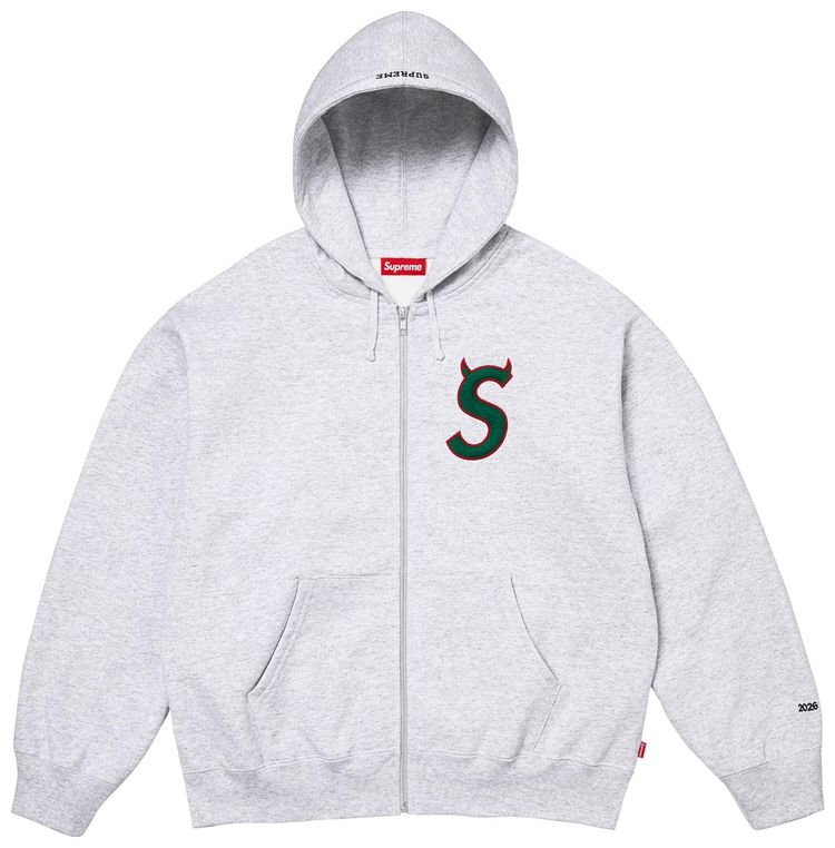 Supreme S Logo Zip Up Hooded Sweatshirt Supreme S Logo Zip Up 