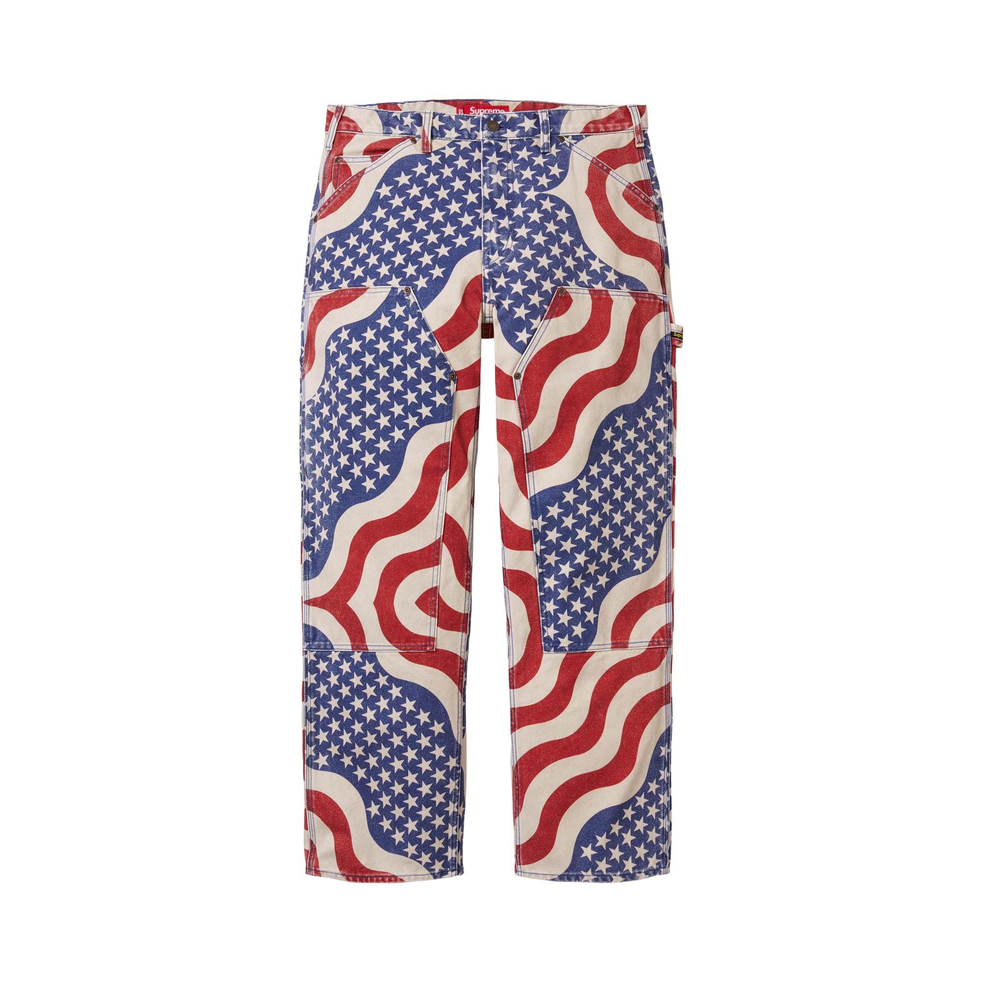 パンツ 34 Supreme Flag Double Knee Painter Pant Supreme Flag Double Knee Painter Pant Black Men's - SS26 - US