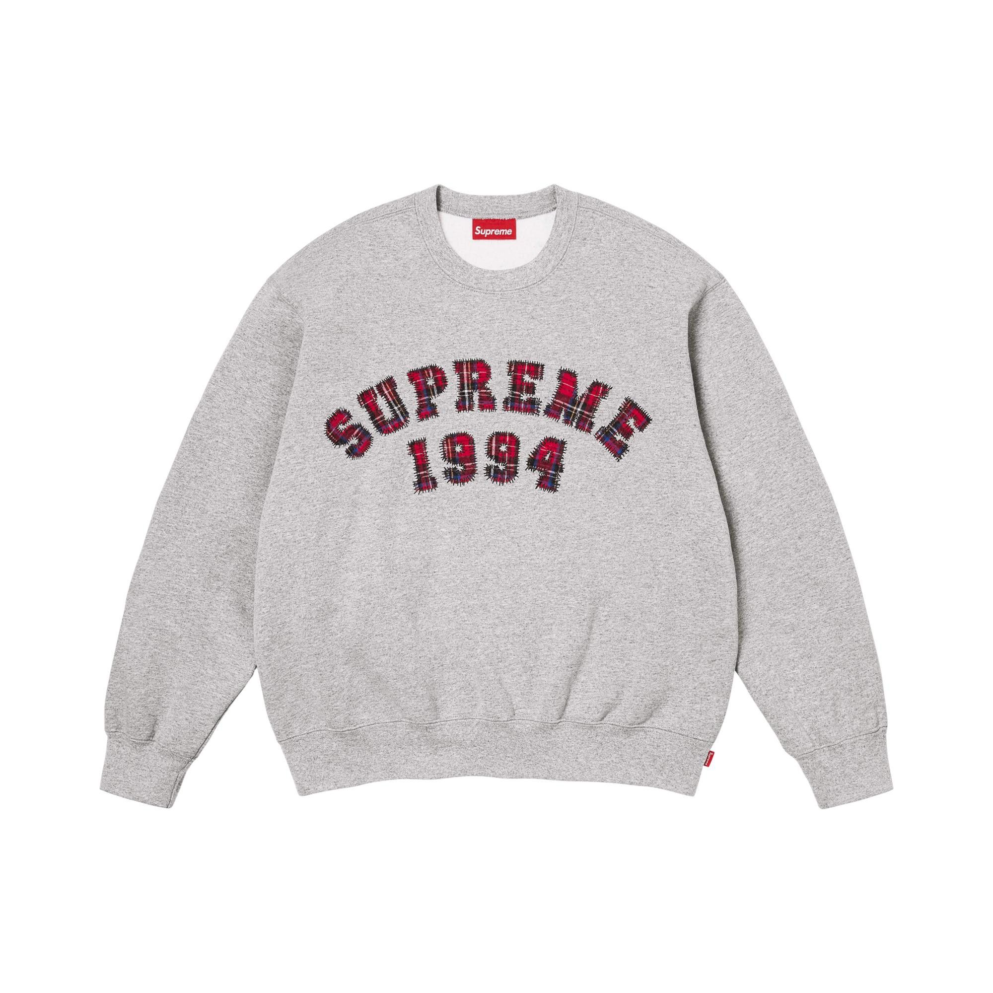 16ss Supreme Arc Logo L/S Top Gray M Supreme Arc Logo LS Top White