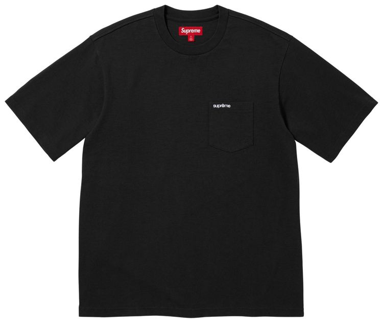 Supreme Short Sleeve Pocket Tee Black