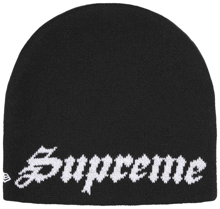 Supreme New Era Ghostface Beanie Black