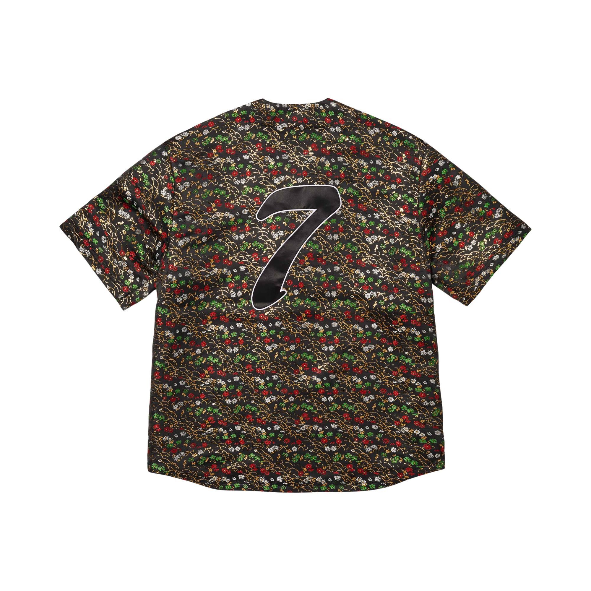 Buy Supreme Floral Jacquard Jersey 'Black' - SS26KN42 BLACK | GOAT UK