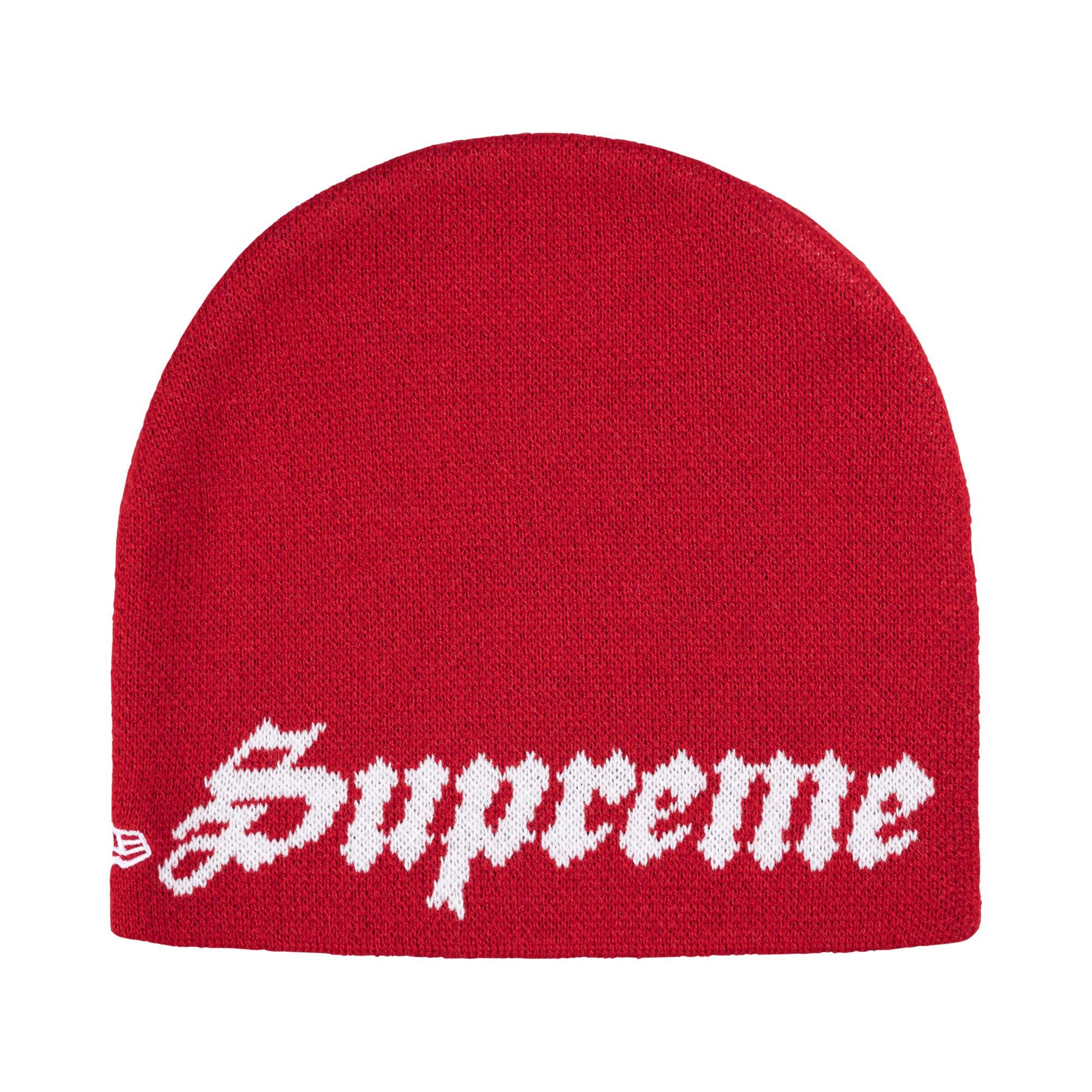 Buy Supreme New Era Ghostface Beanie 'Red' - SS26BN43 RED | GOAT