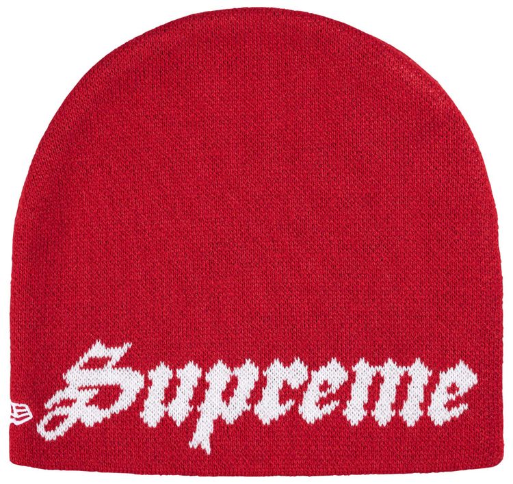 Supreme New Era Ghostface Beanie Red