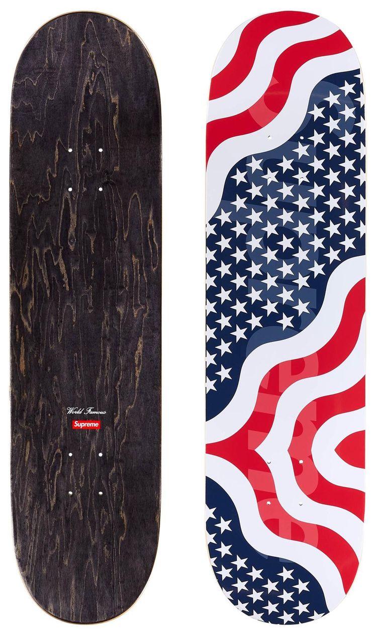 Supreme Flag Skateboard Multicolor 825 x 32