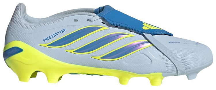 adidas Predator League Fold Over Tongue FG Crystal Sky Ray Blue Team Solar Yellow 2
