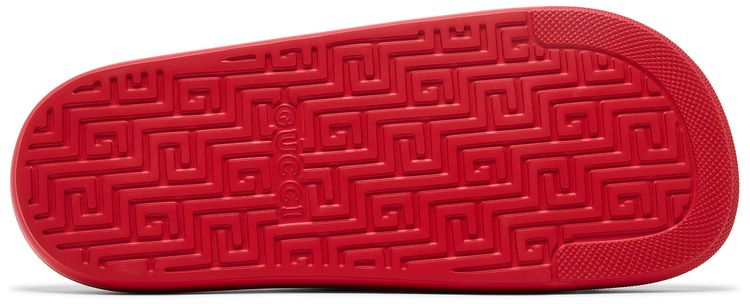 Gucci Slide Interlocking G   Maple Red