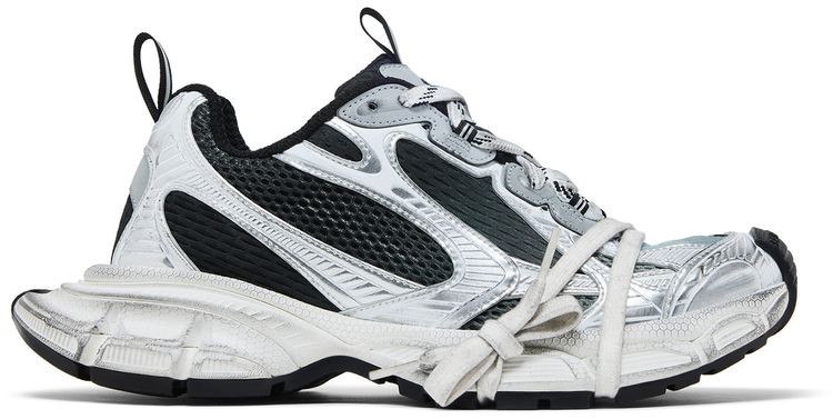 Balenciaga Wmns 3XL Sneaker Worn Out Gradient   Black Grey White