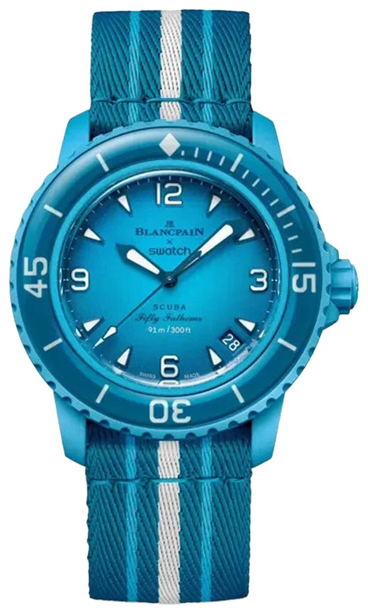 Swatch x Blancpain Scuba Fifty Fathoms Blue Lagoon