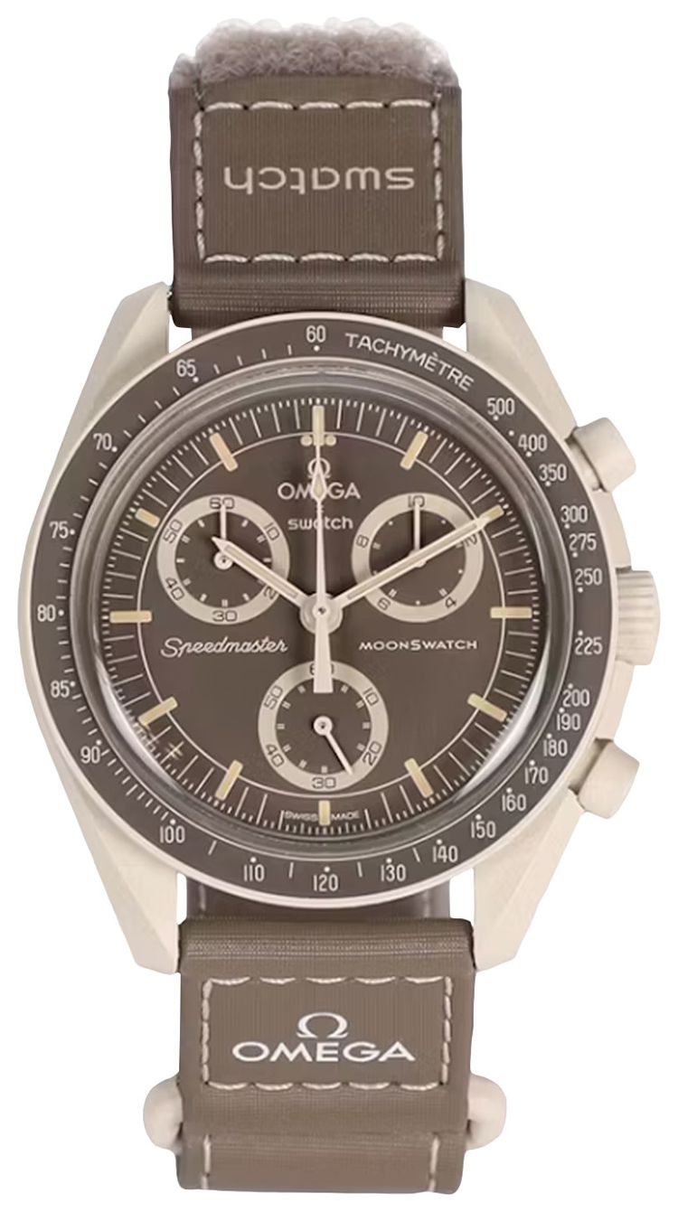 Swatch x Omega Bioceramic Moon Mission On Earth Desert