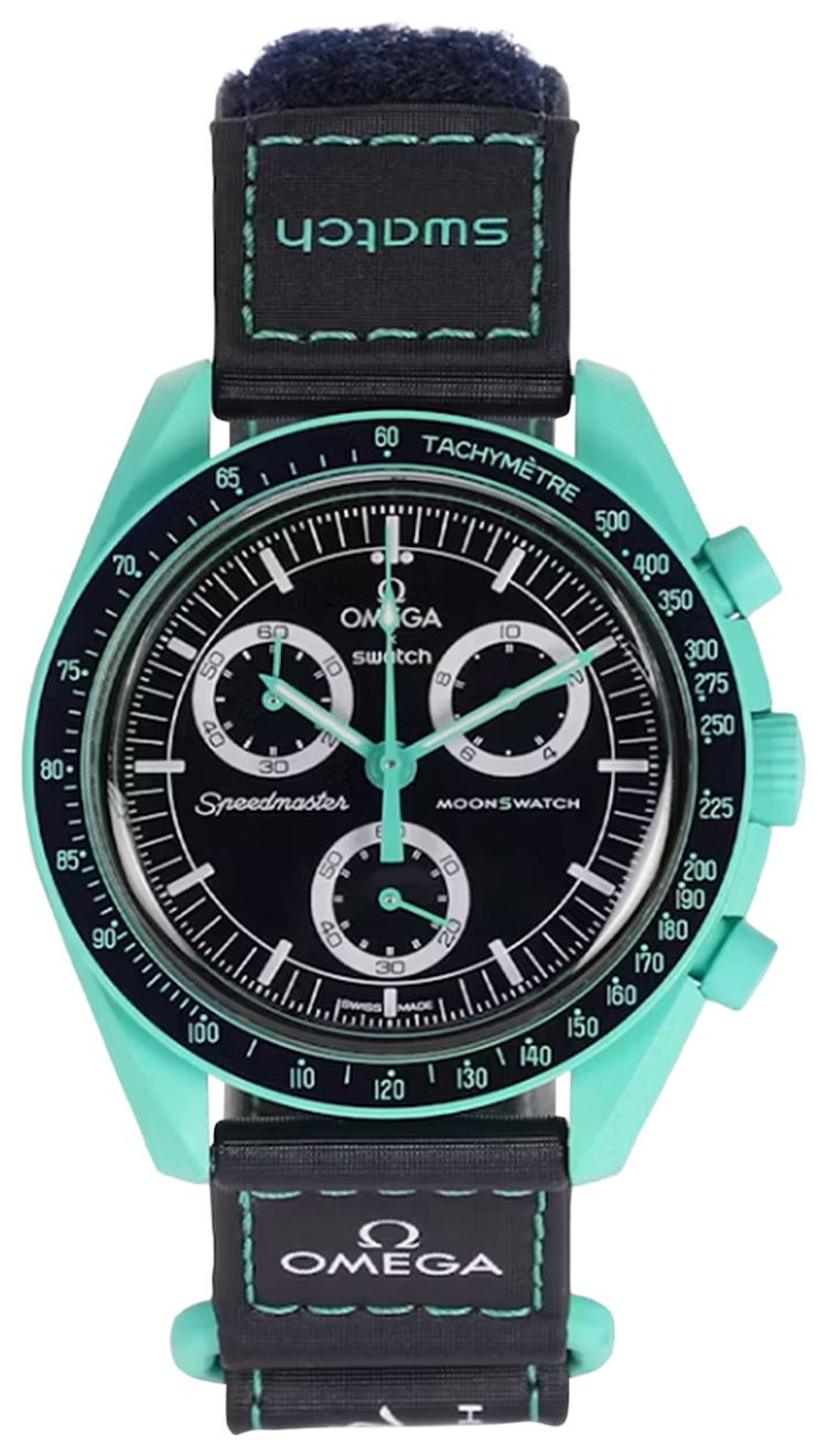 Swatch x Omega Bioceramic Moon Mission On Earth Polar Lights