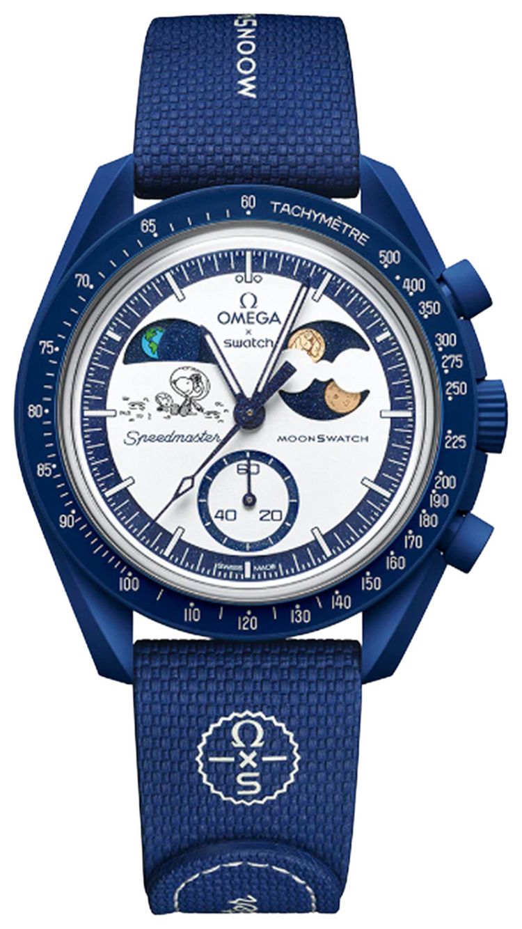 Swatch x Omega Bioceramic Moon Mission To Earthphase Moonshine Snoopy Gold Hunters Moon