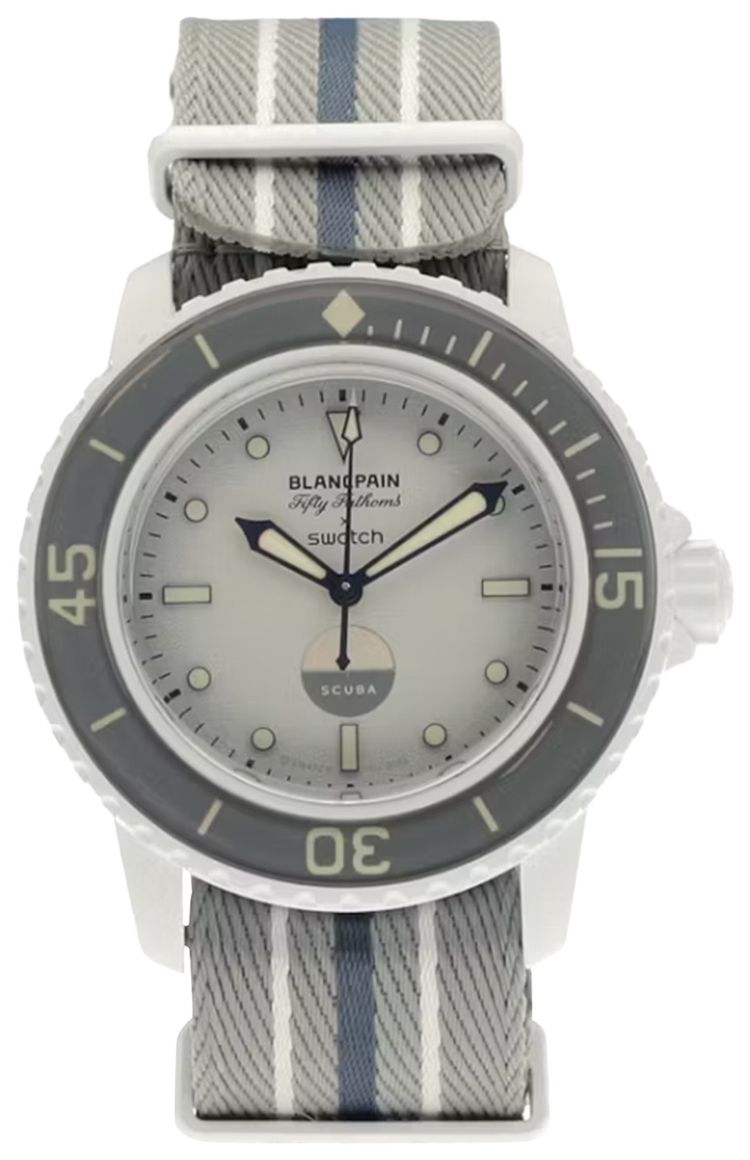 Swatch x Blancpain Scuba Fifty Fathoms Antarctic Ocean