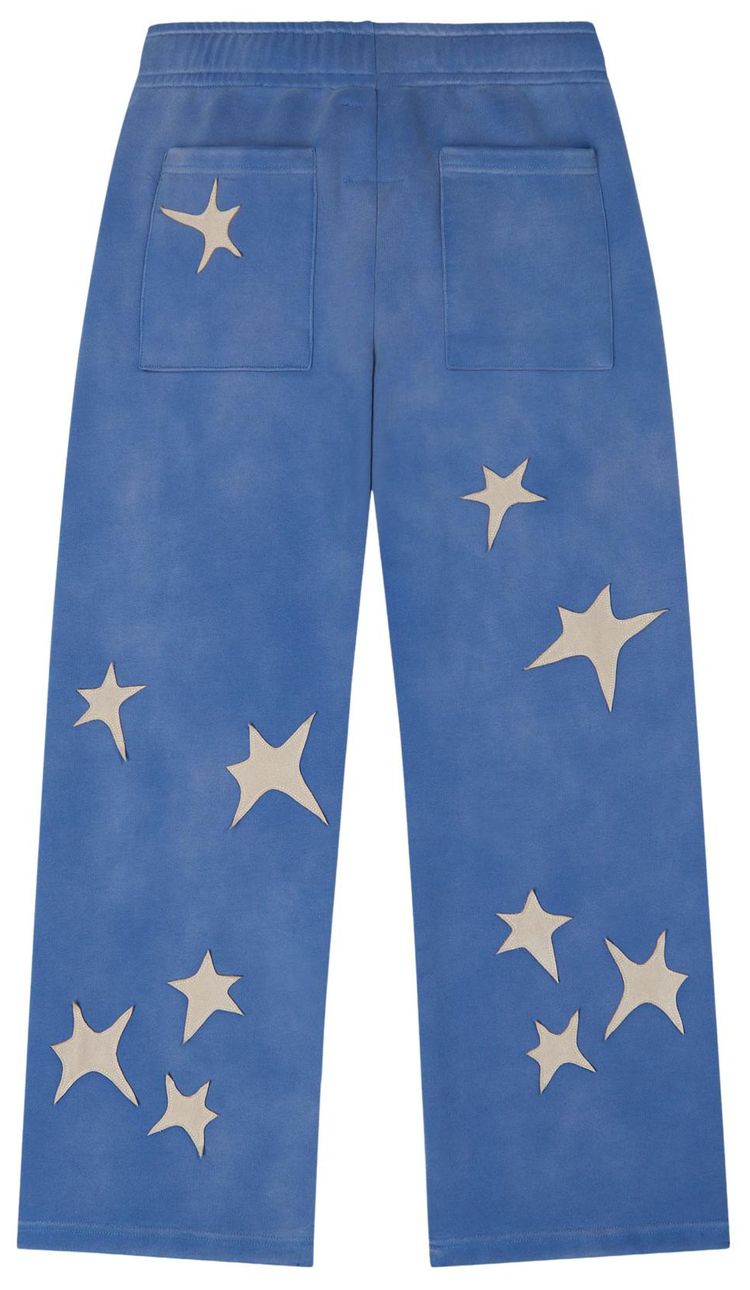 KidSuper Stars Patchwork Sweatpants Blue