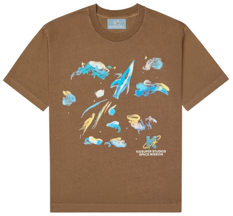 KidSuper Liftoff Tee Brown