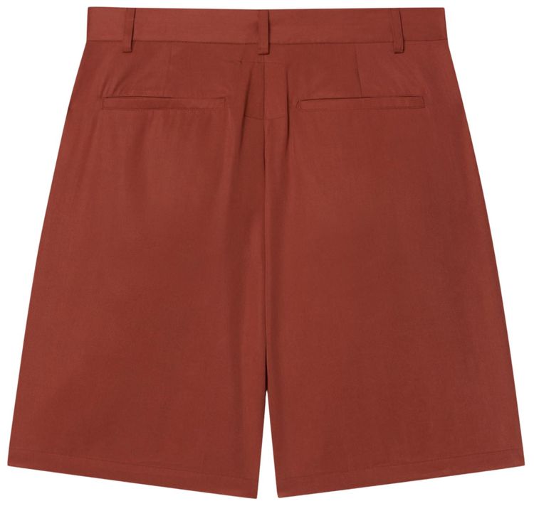 KidSuper Tecnacolor Dreams Lycra Bermuda Shorts Burgundy