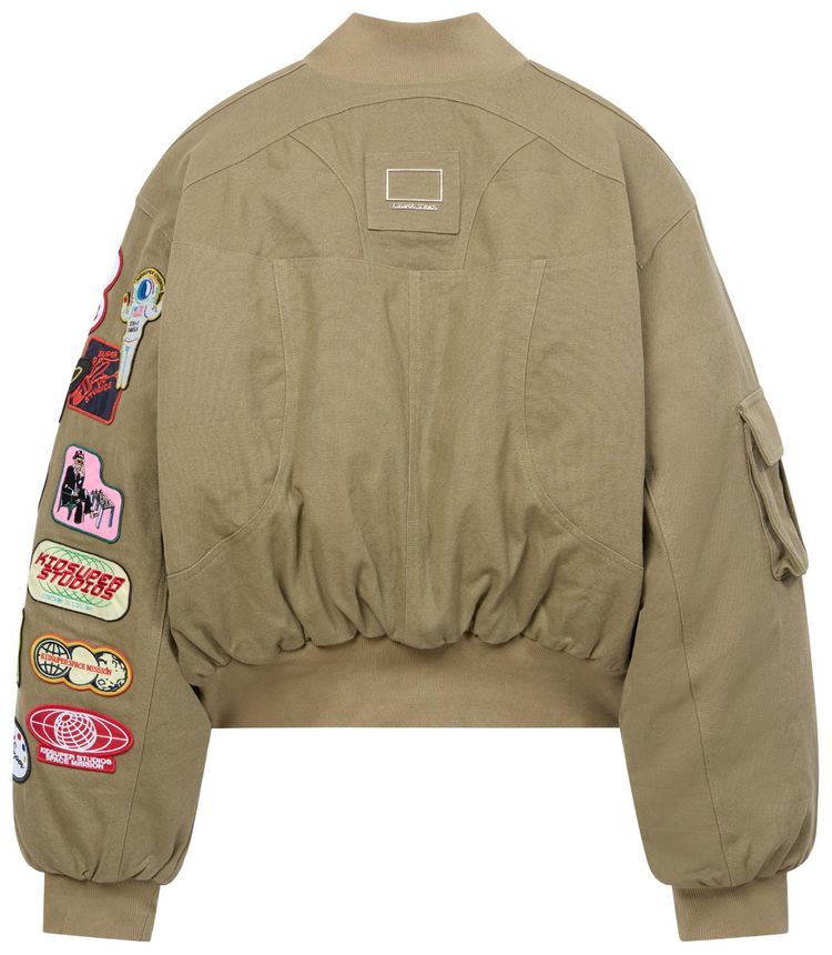 KidSuper Patches Bomber Jacket Green